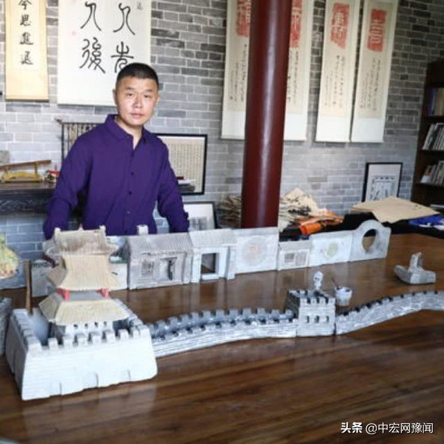 厉害！商丘男子痴迷“捡废砖”巧手加工后能卖上千元