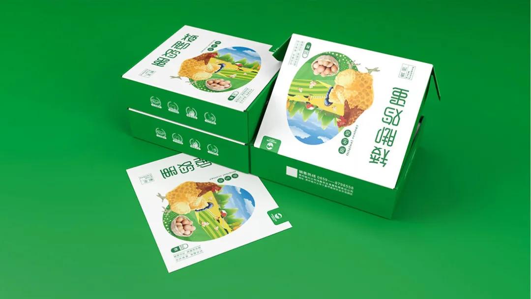 鸡蛋包装还可以这样利用,鸡蛋包装设计清新风格