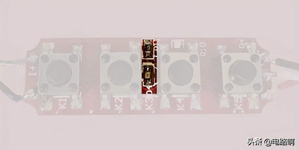 led台灯内部结构图,18650led台灯拆解图解