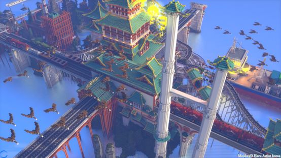 我的世界造铁轨机器,我的世界造中国铁路