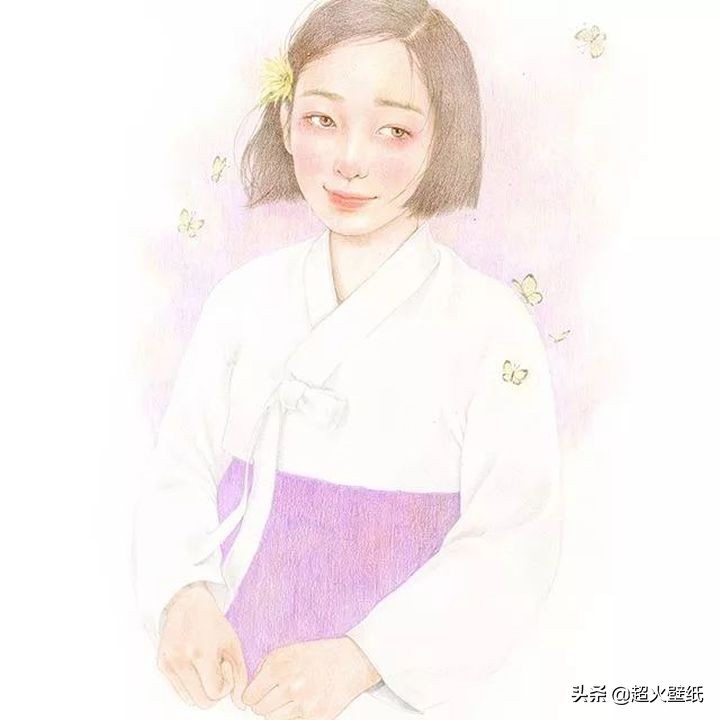韩国高颜值小姐姐学了6年的绘画,却治愈了全网18万粉丝