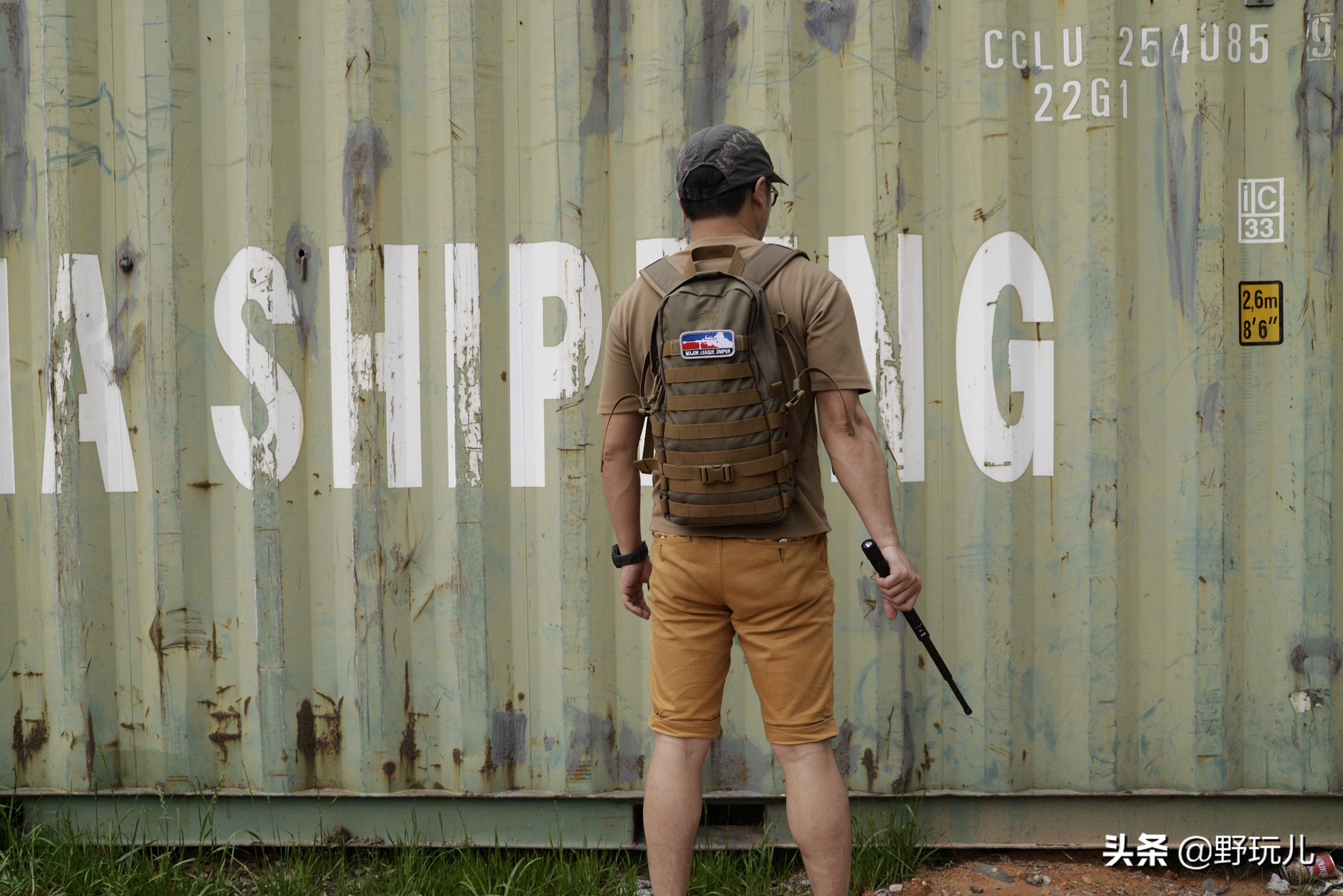 军事风格双肩包推荐,黑色军用双肩包