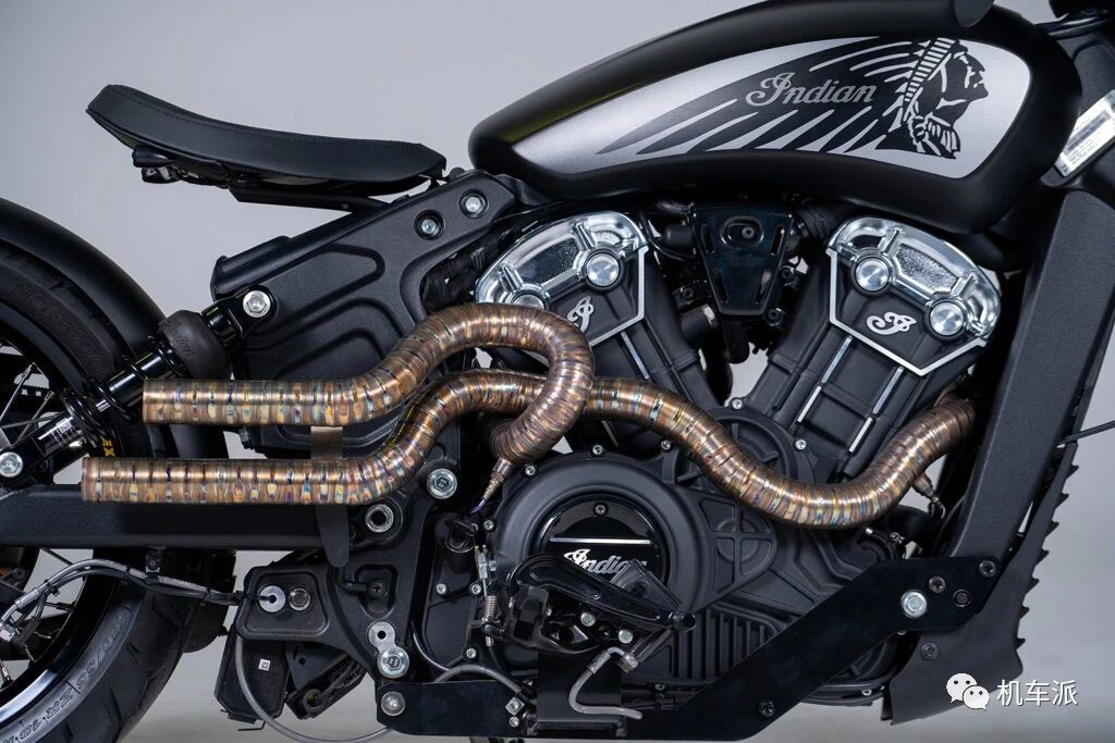 2022款印第安侦察兵bobber排气,印第安侦察兵bobber一阶排气