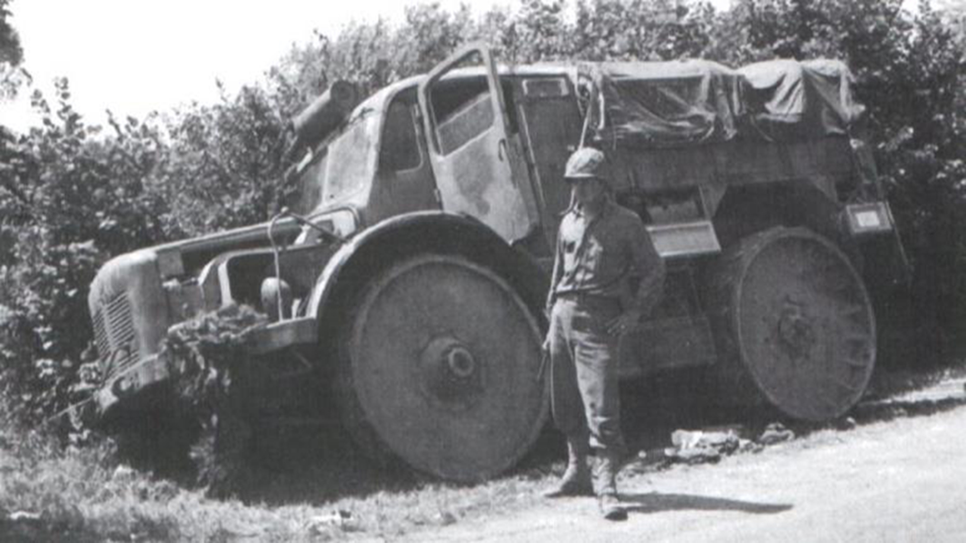 纳粹的斯柯达RSO地形车，呆萌般的大轮子，遗憾未能保留下来