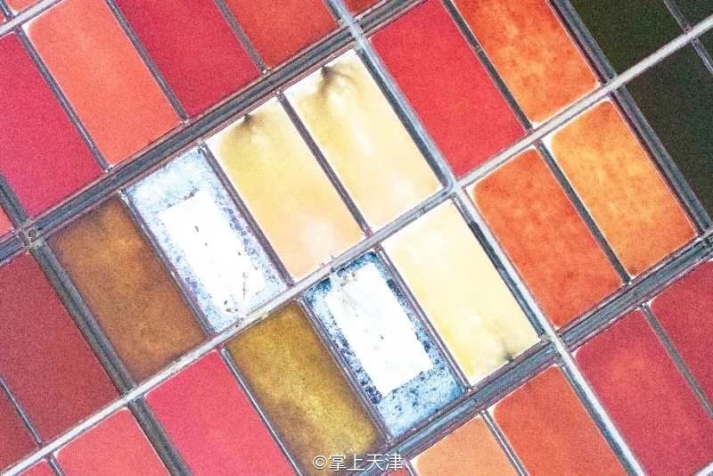 潍坊滨海七彩盐田,七彩盐田航拍