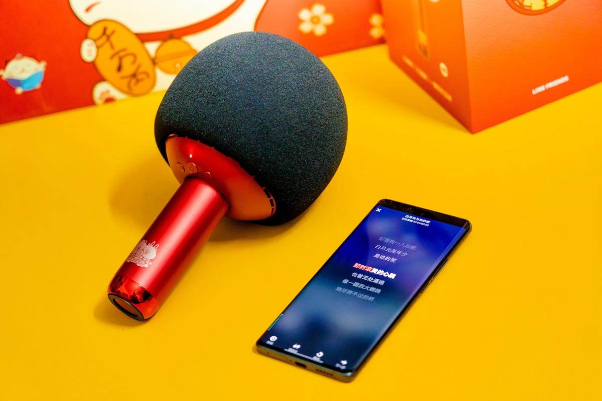 唱吧小巨蛋q5话筒声音怎么调,唱吧麦克风q5评测