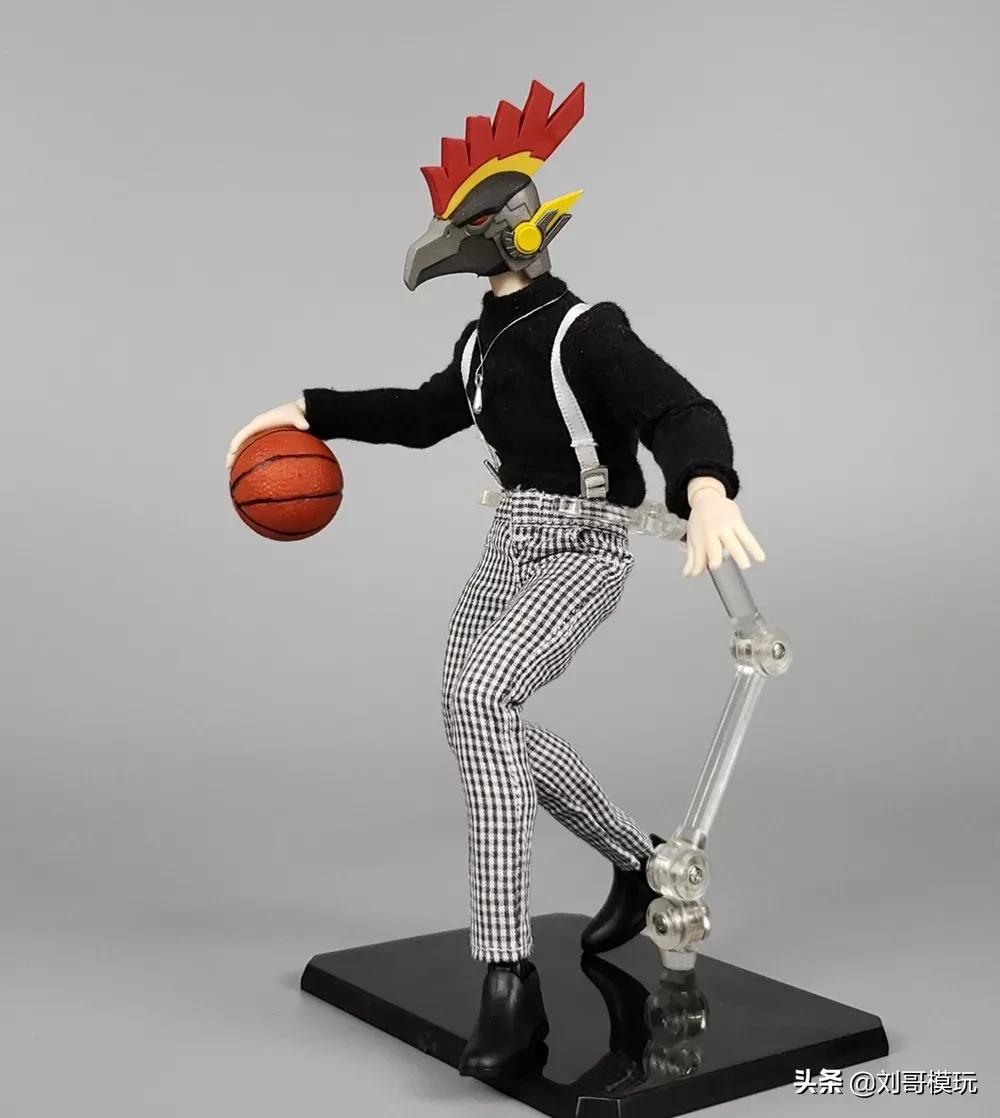 篮球可动人偶手办,篮球侠k先生手办开箱