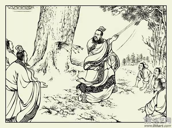 三国演义玉泉山显圣,三国演义连环画珍藏版上下两册