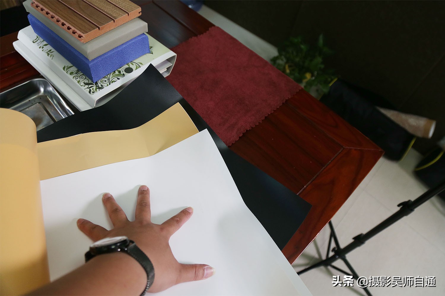 旧茶桌改造直播间,茶桌改造书法桌