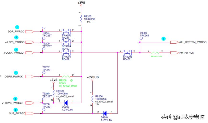 看懂电脑主板电路图快速入门,主板电路图基础知识入门书