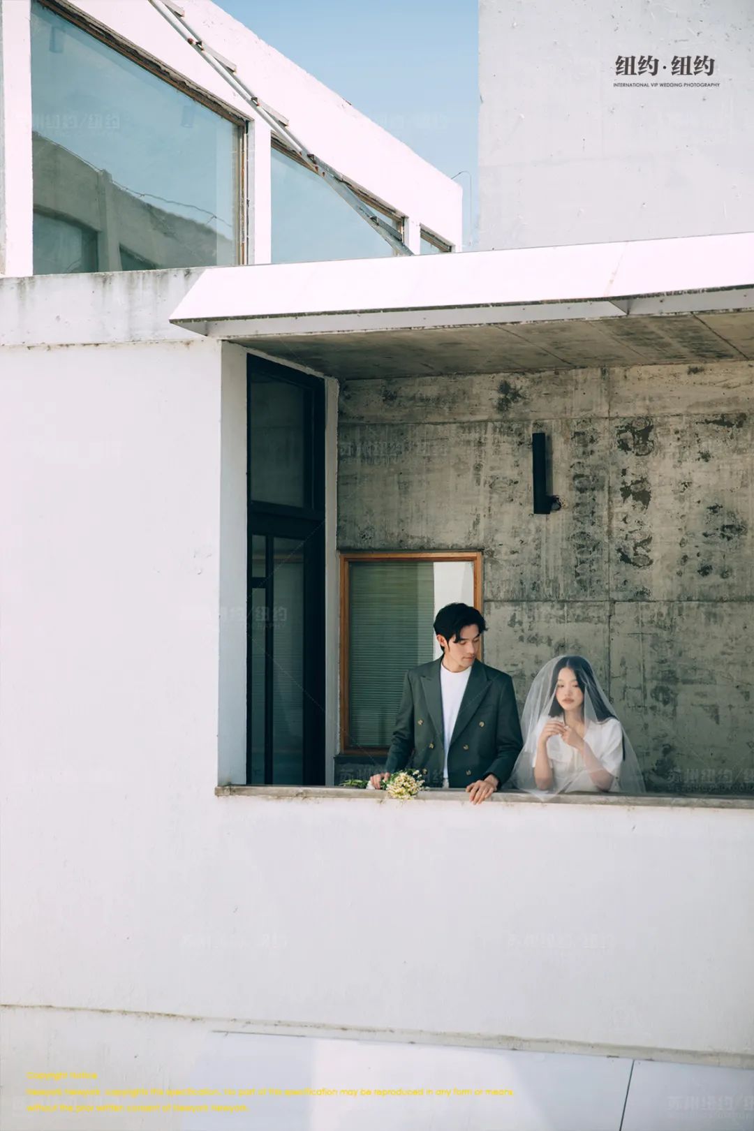 工业风婚纱照,极简冷淡风婚纱照