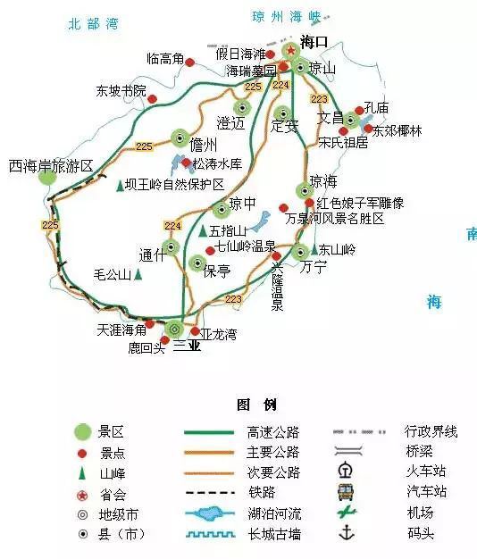 全国旅游景点详细地图大全,最新版中国各省市旅游景点地图