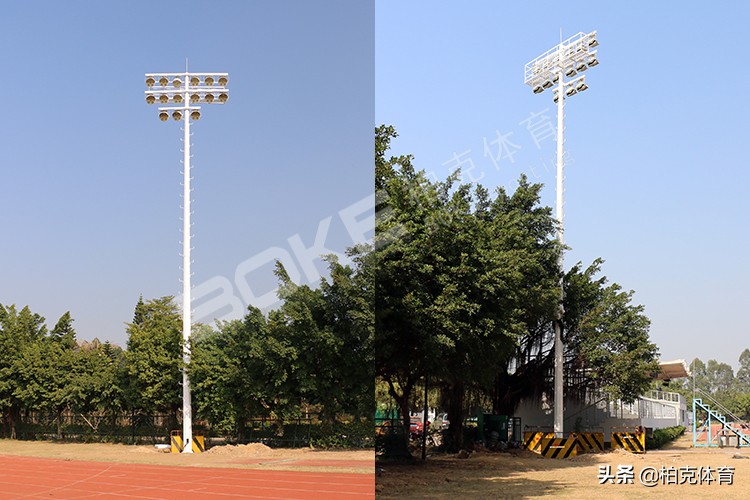 柏克案例巡展｜顺德职业技术学院攀爬式高杆灯案例