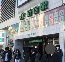 日本jr新宿,日本jr新宿站通道