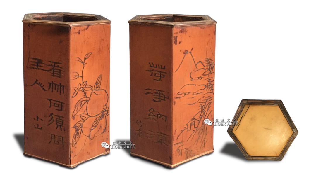 笔筒文艺中式,笔筒竹子论语