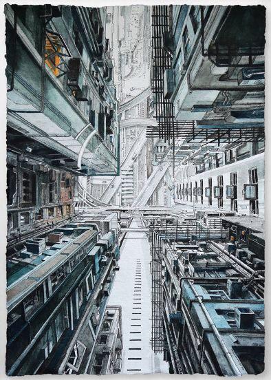 一点透视和两点透视的画法步骤,透视法可分形体透视和空气透视