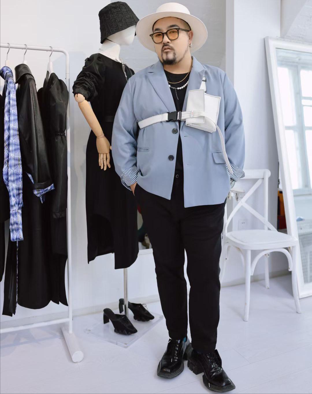 复古男胖子穿搭风格,少年感穿搭教程胖子男