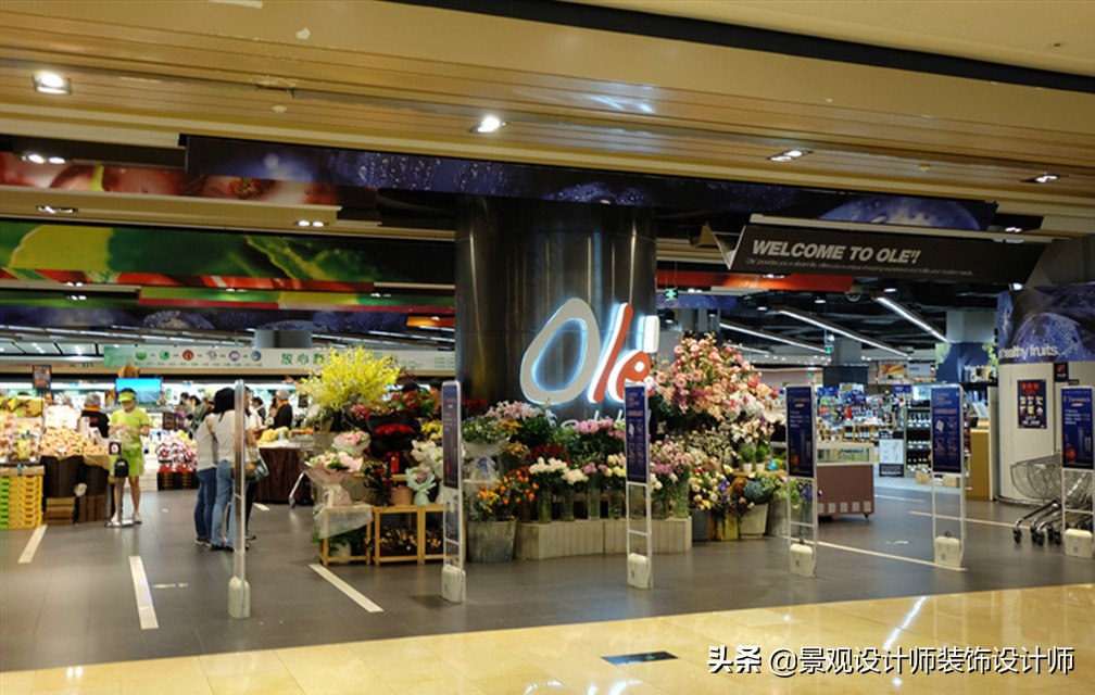 商场店铺设计案例图纸,超市设计图解大全