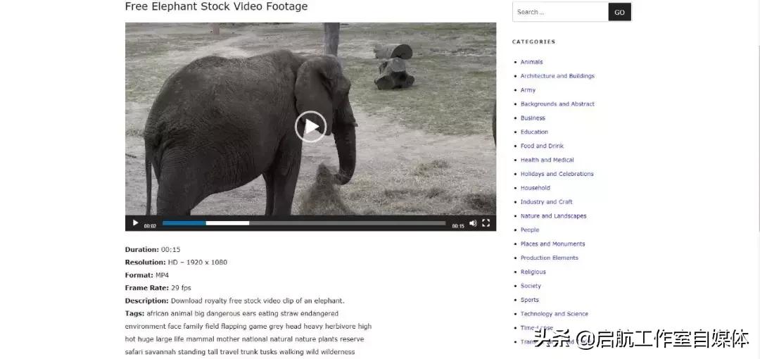 点击查看10个视频素材网站汇总,四个免费视频素材网站