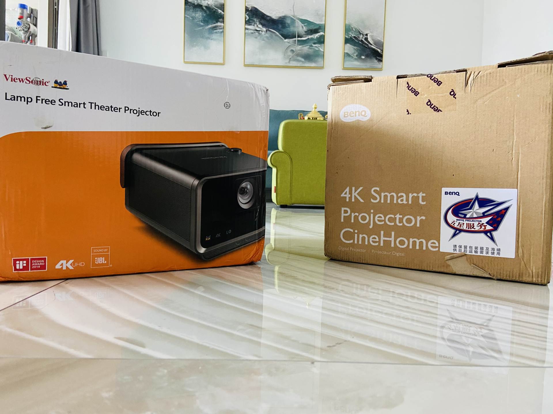 4k智能投影仪,智能4k声控投影仪