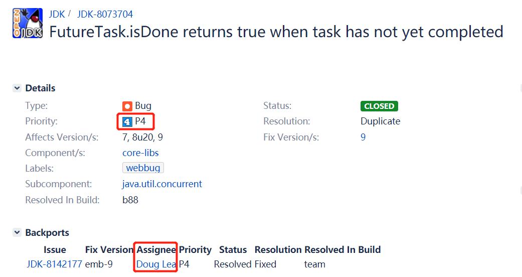 DougLea在J.U.C包里面写的BUG又被网友发现了