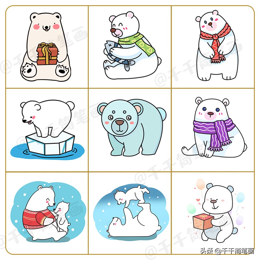 超可爱的小动物有哪些,学画超萌的小动物