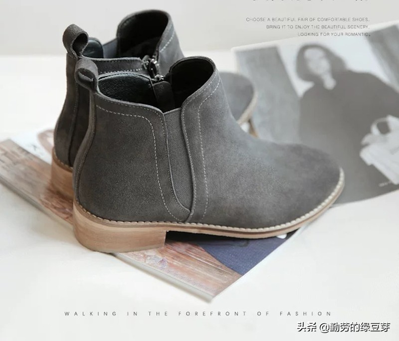 适合小个子穿的切尔西靴,大棉切尔西靴马丁靴怎么搭配