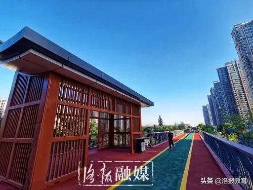 洛阳兴洛湖公园彩虹,洛阳出现彩虹