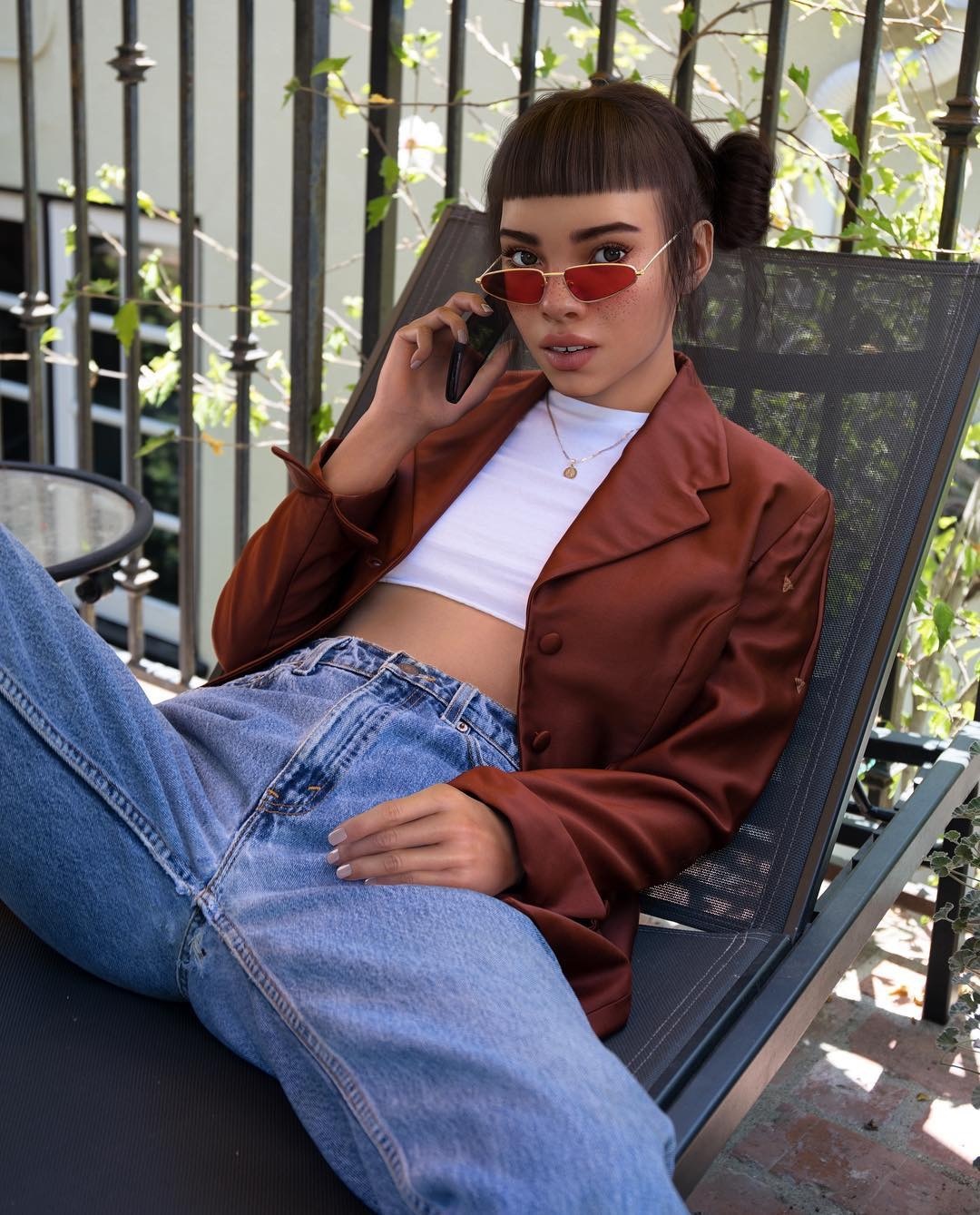 比假脸网红更可怕的虚拟网红，称霸时尚圈？