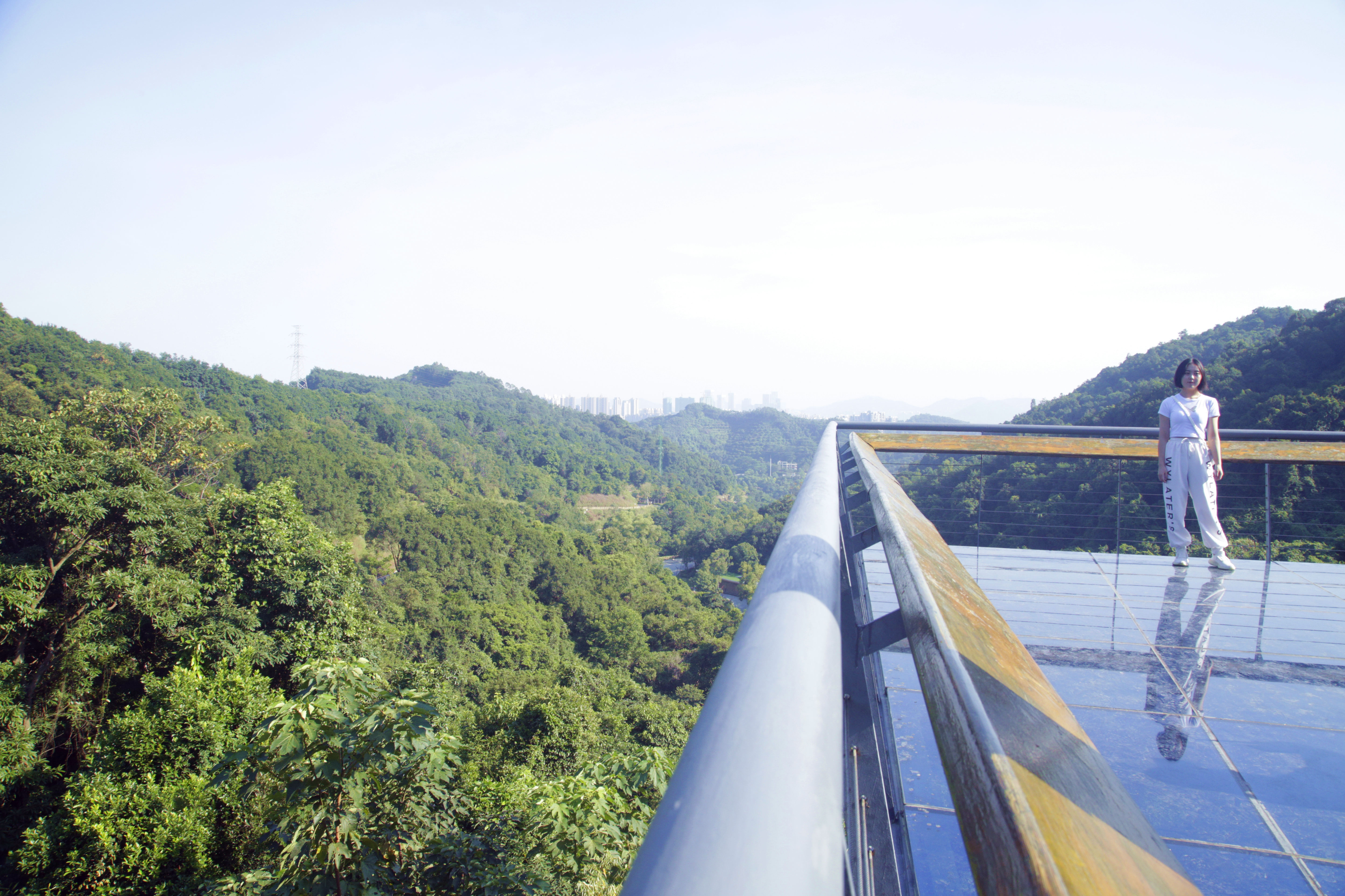 羊台山玻璃观景台在哪里,深圳羊台山最佳观景