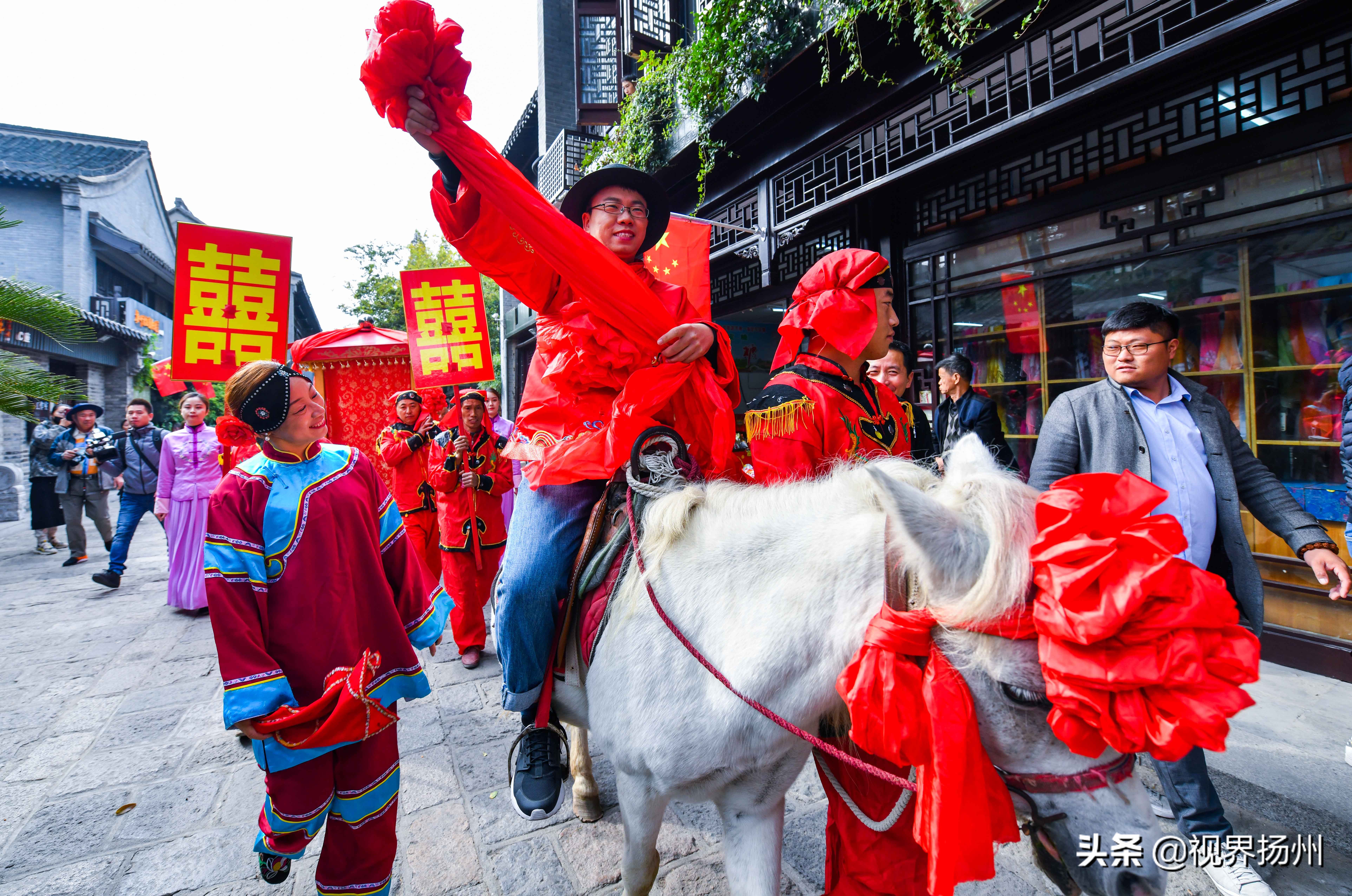 扬州个园盐商体验婚礼让你感受穿越