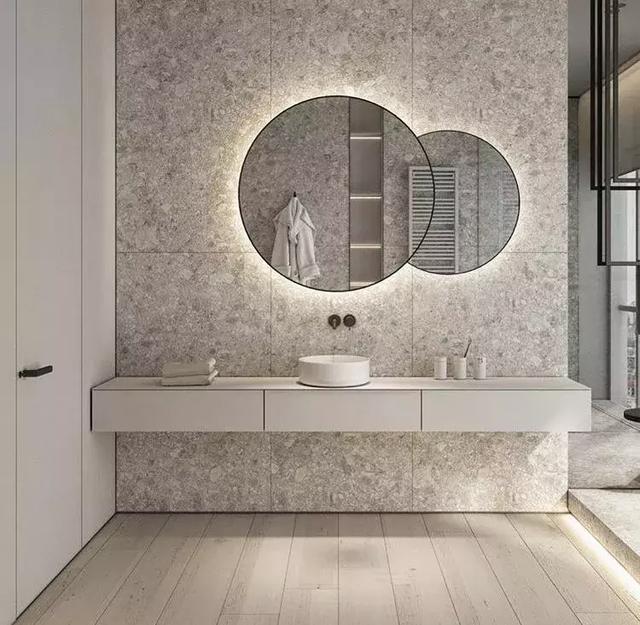 简约高级主卧洗漱台,洗漱台最潮效果图