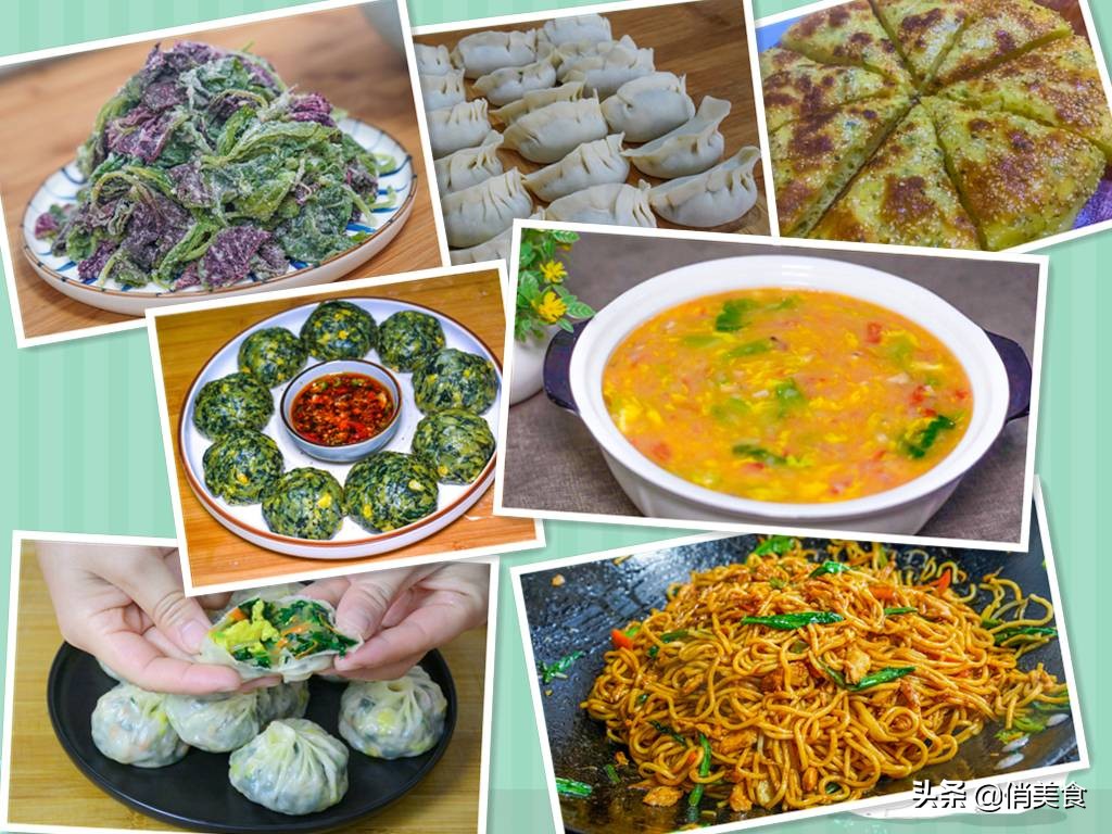 晒晒我家一周早餐7天不重样,晒晒我家健康食谱