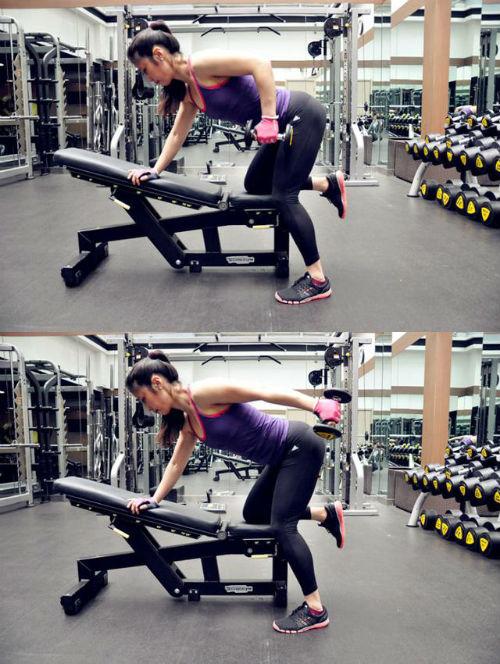 女生哑铃训练动作大全,哑铃减肥动作女生