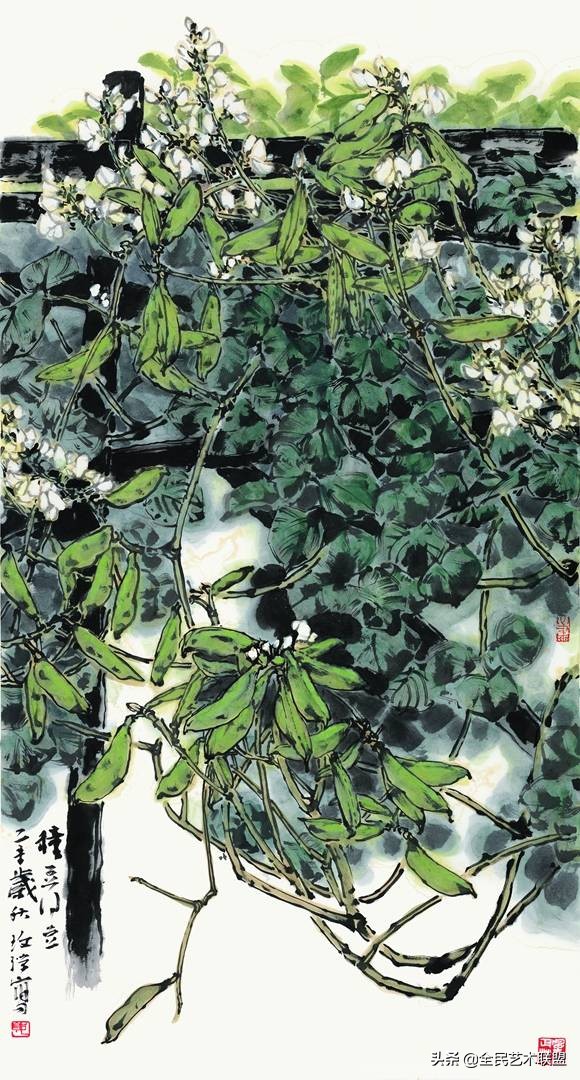 郭玫孮画家,郭玫孮花鸟画图片