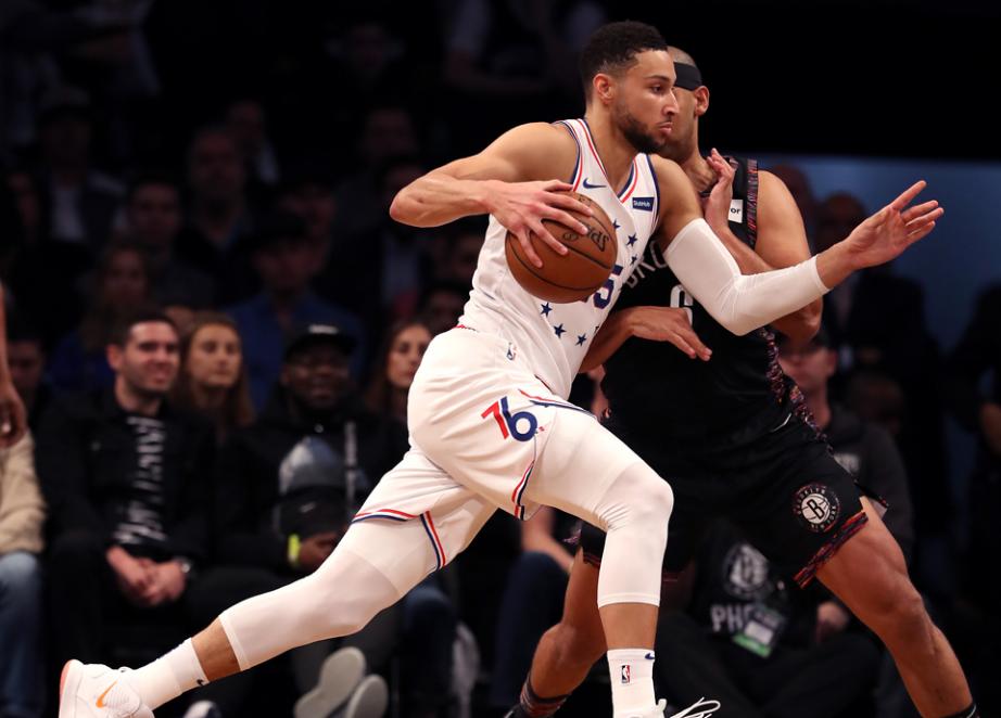 恩比德38分76人战绩联盟第一,恩比德空砍48分76人连胜终结