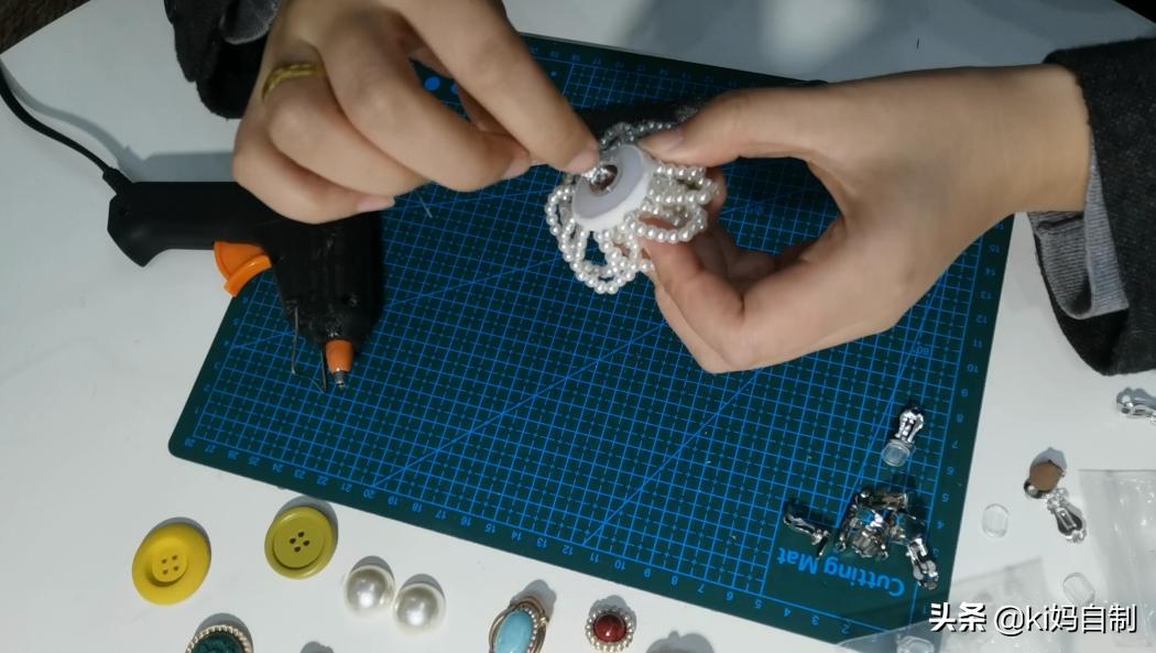 简单手工手残党都能做,手残党也能做的无洞耳环