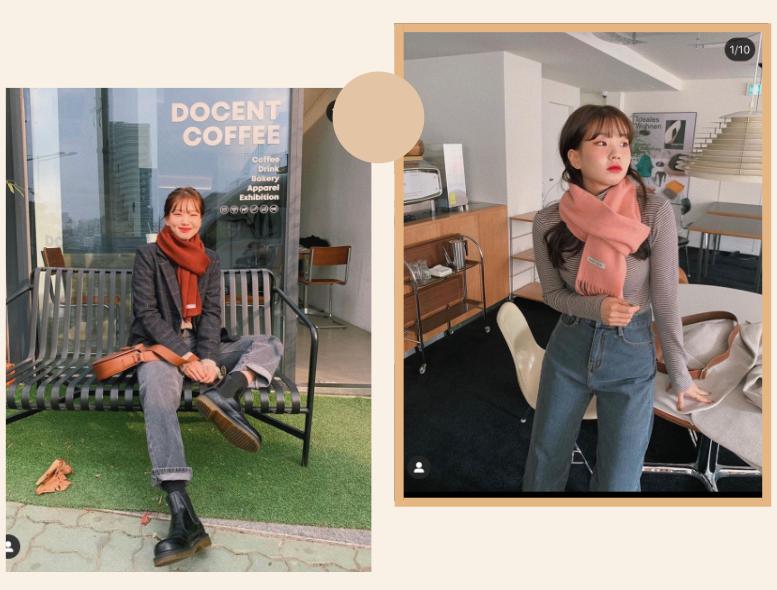 围巾好看百搭的系法,围巾百搭又洋气怎么戴