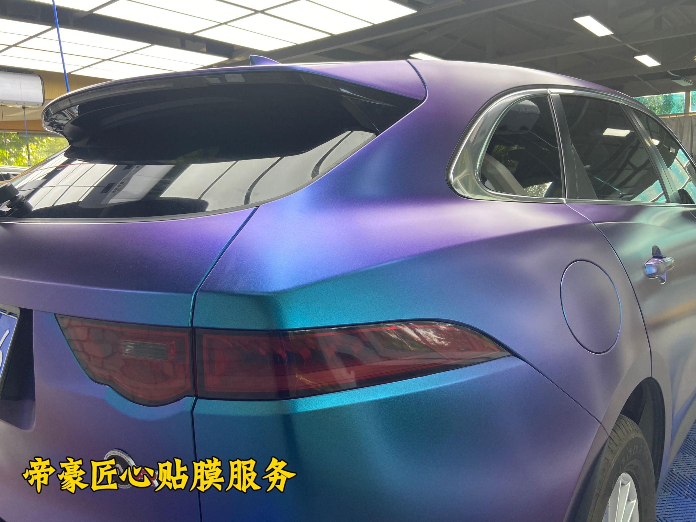 暗夜绿改色膜捷豹,捷豹xj改色膜十大排名颜色