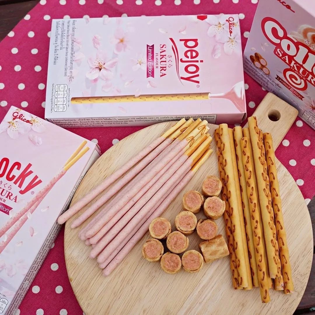 日本樱花季零食,少女心爆棚的零食大全