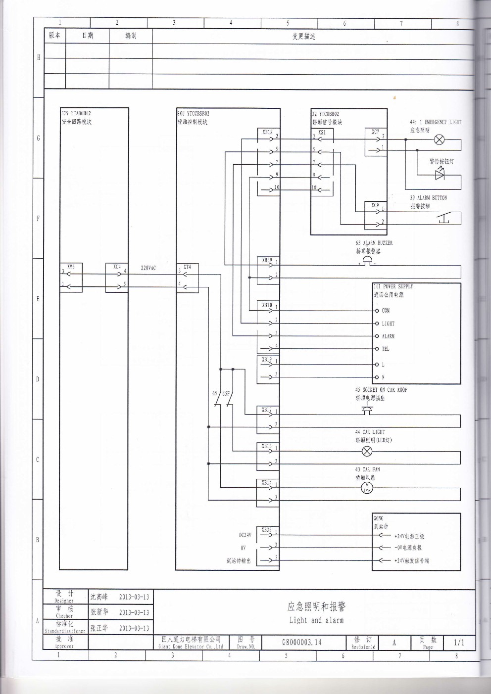 巨通gf21货梯维修手册,迅达货梯电气原理图