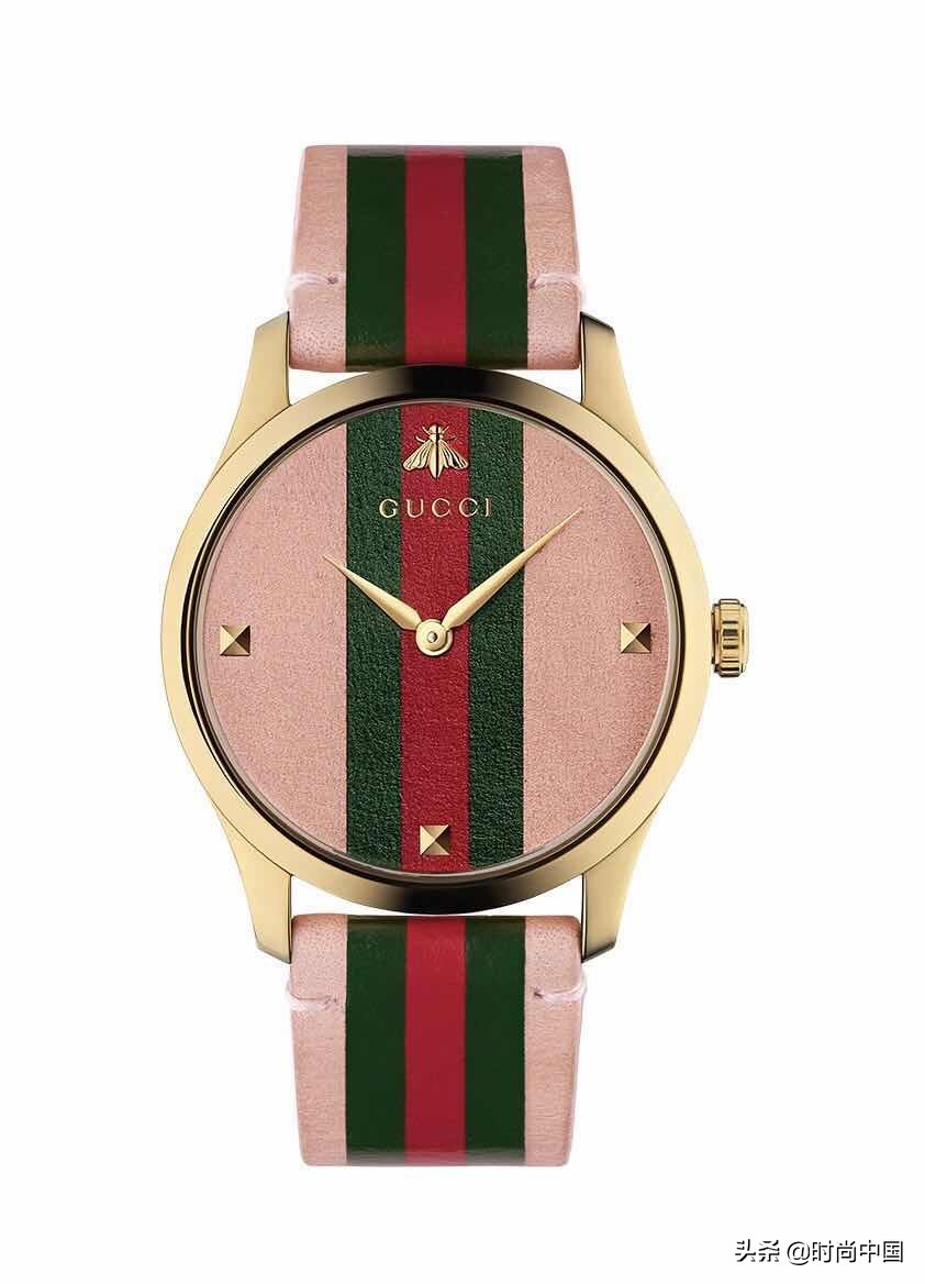 gucci经典黑色腕表,gucci高定腕表