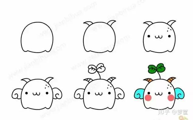 画小动物简笔画简单又漂亮,春天里的小动物怎么画简笔画