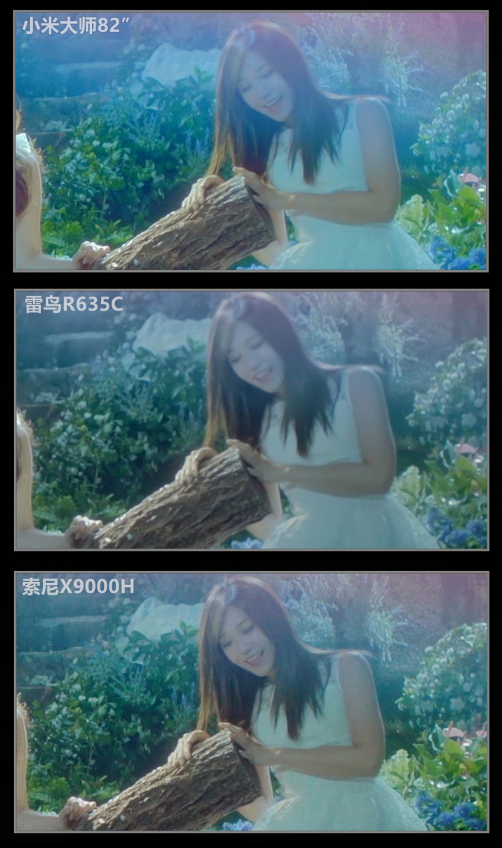 小米大师82PK索尼X9000H/雷鸟R635C全面评测