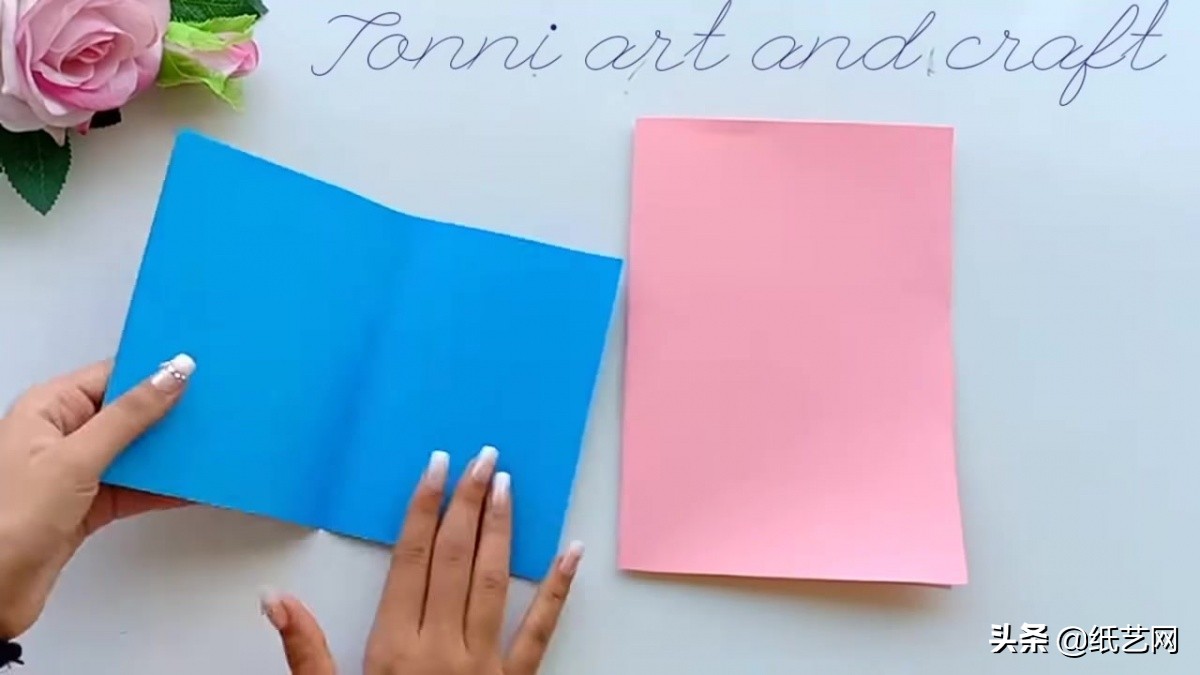 新年贺卡用卡纸还是彩纸,一看就会的超简单手工新年贺卡