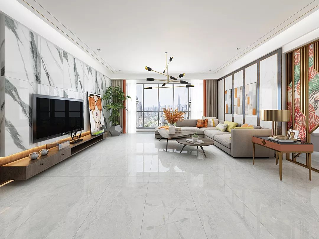 汇亚磁砖质量怎么样？原来600×1200mm规格瓷砖这样铺贴更好看