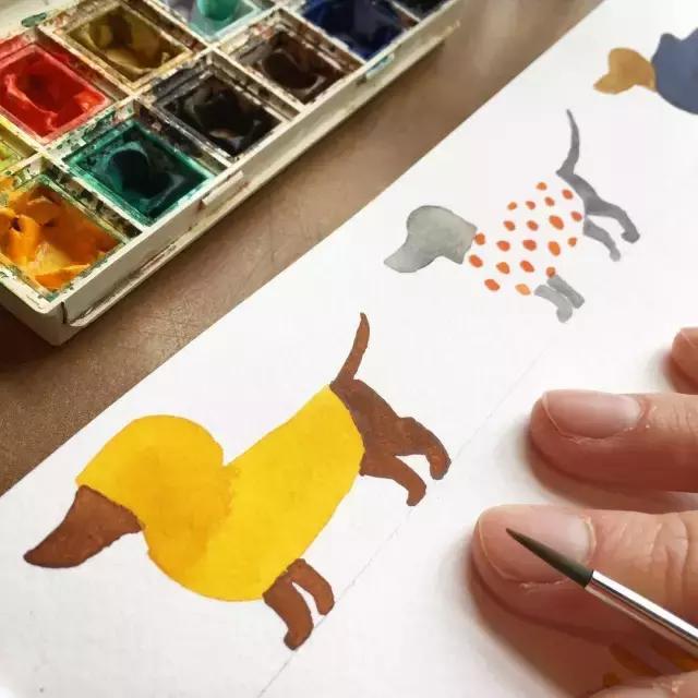 手残党零基础画,纹理画教程初学者