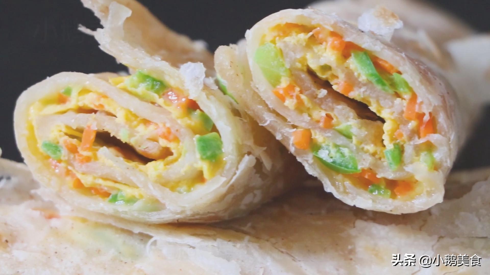 手抓饼的做法简单无技巧,手抓饼做法简单不用醒面