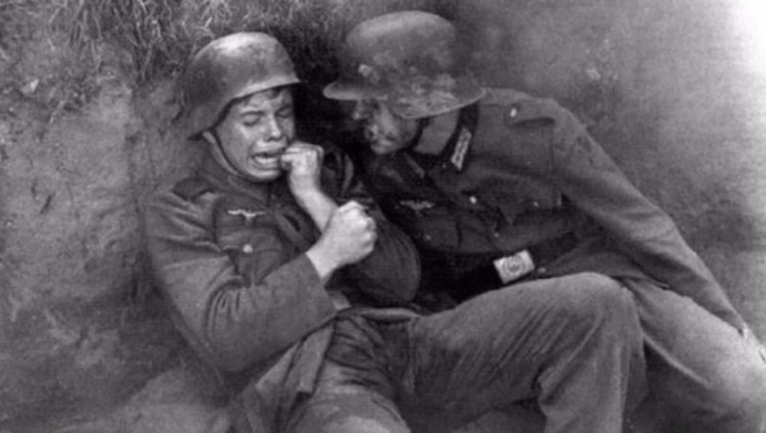 士兵被电击,德国士兵创伤性应激