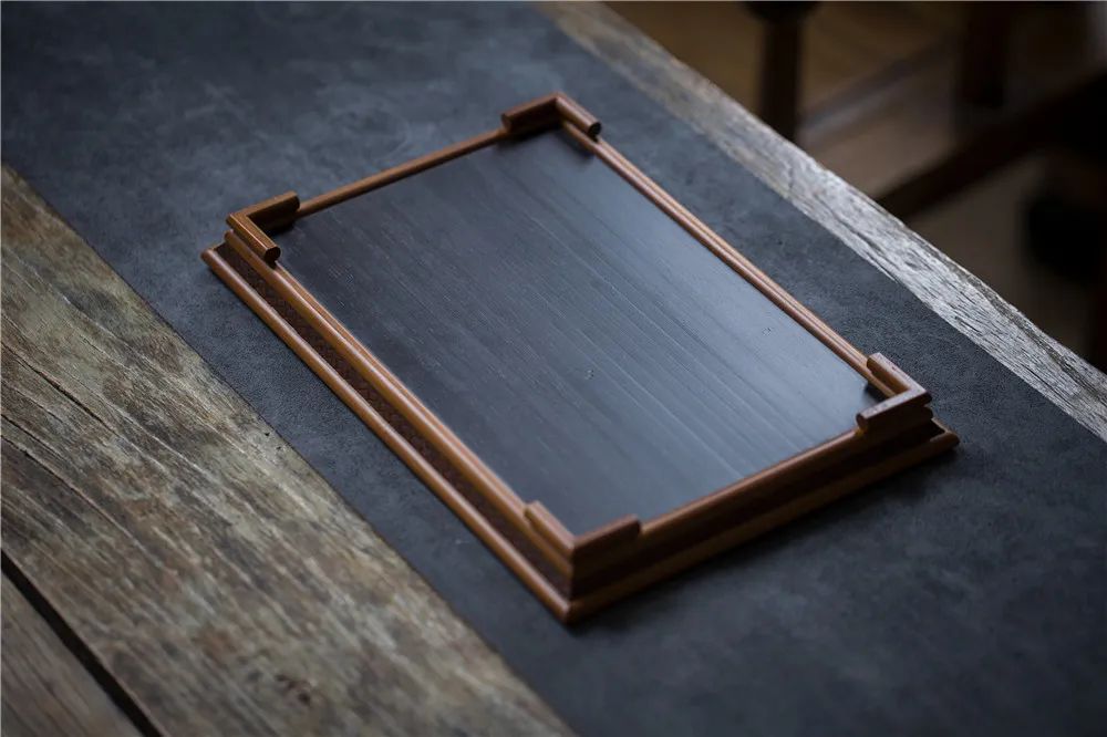 竹席面茶盘|山中清物，桌上风雅，茶与竹可以得兼